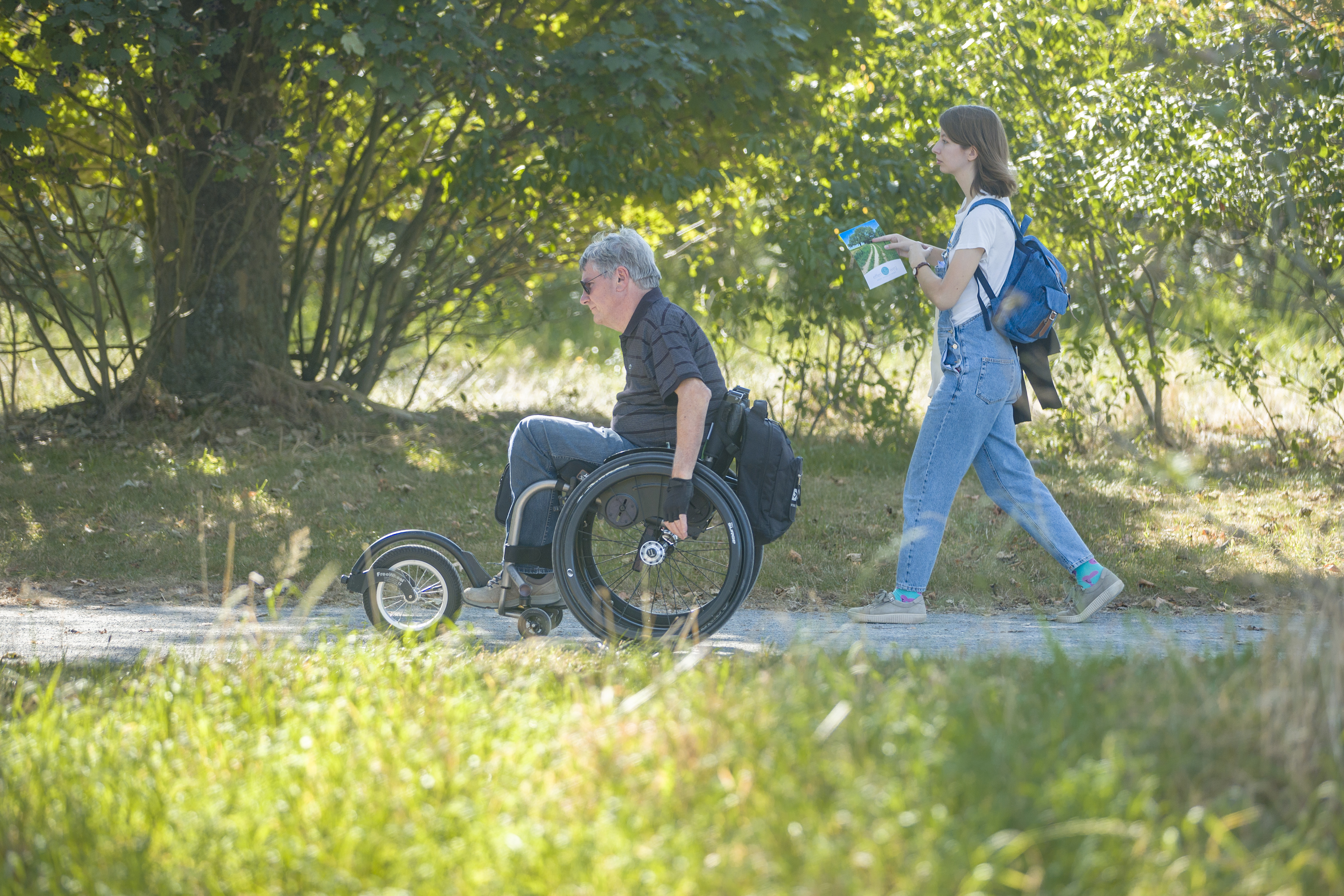 Revalideren in het bos Parkbos Gent