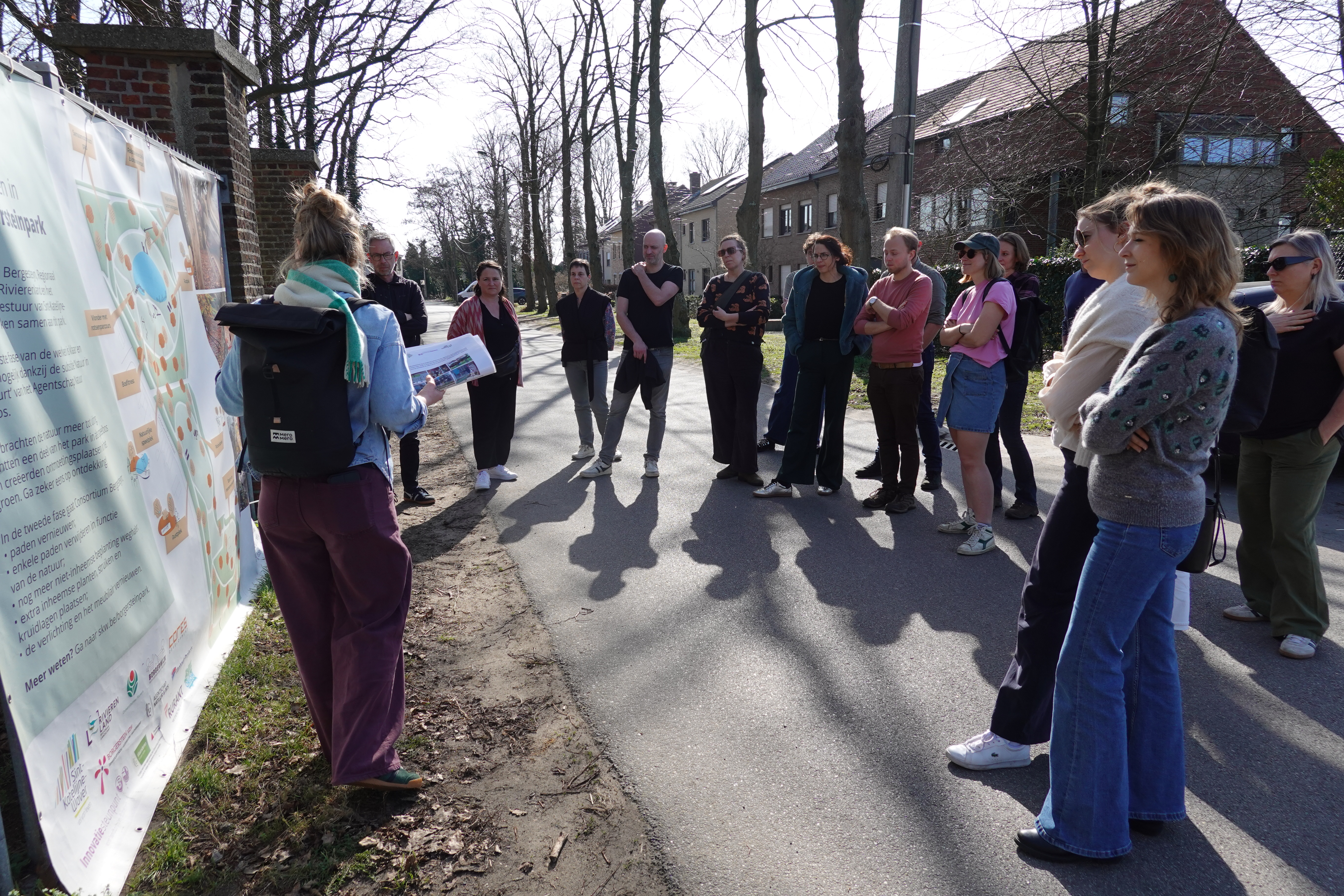 Maud Willemen gidst in Borgensteinpark